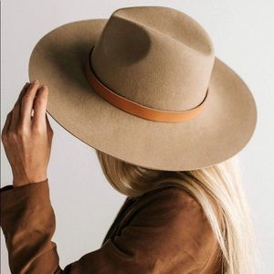 Wide Brim Fedora Hat